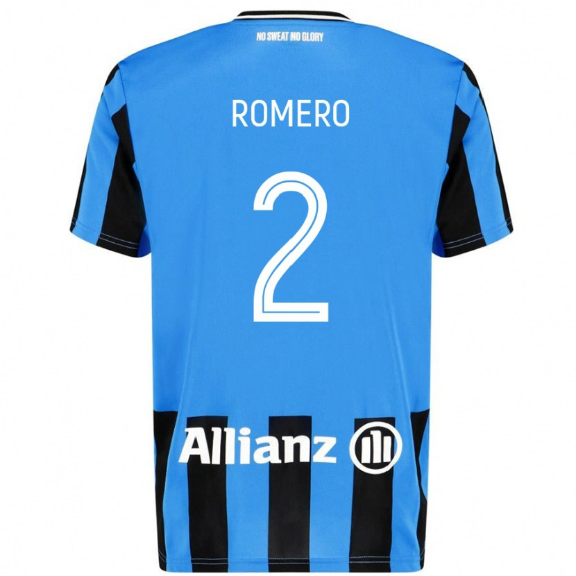 Danxen Kid Zaid Romero #2 Sky Blue Black Home Jersey 2024/25 T-Shirt