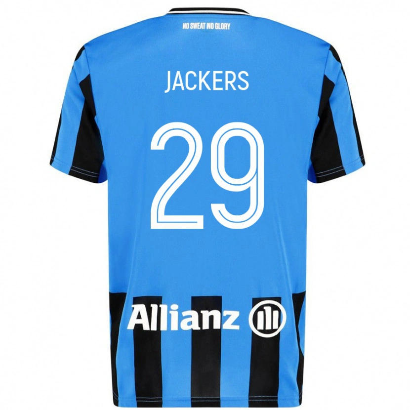 Danxen Kid Nordin Jackers #29 Sky Blue Black Home Jersey 2024/25 T-Shirt