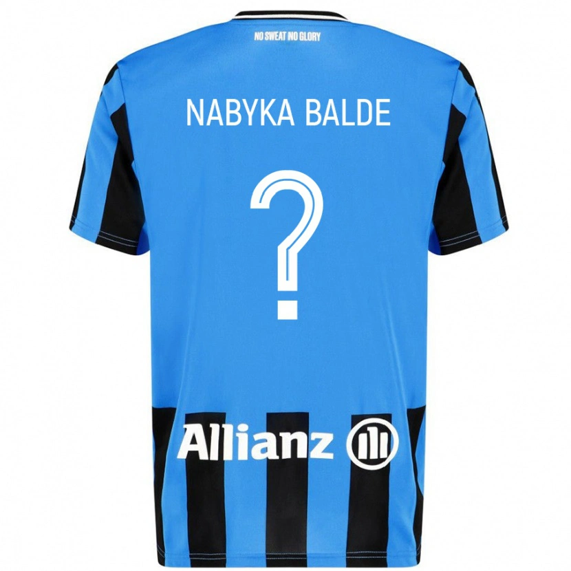 Danxen Kid Mamadou Nabyka Balde #0 Sky Blue Black Home Jersey 2024/25 T-Shirt