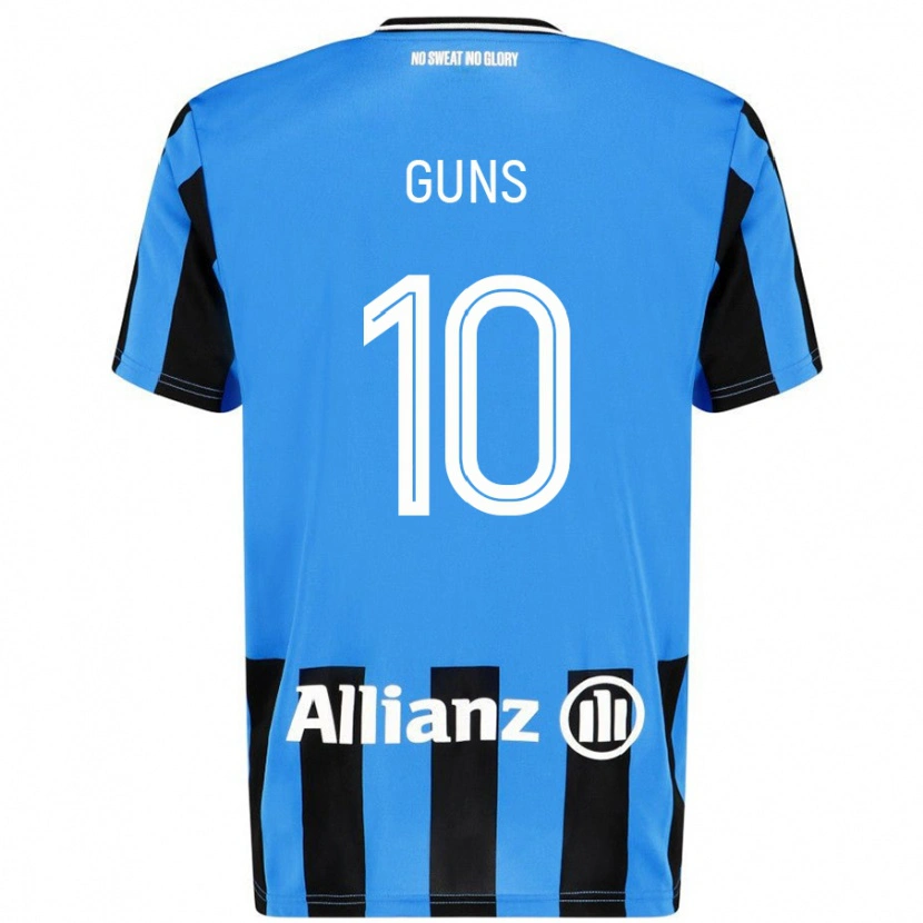 Danxen Kid Celien Guns #10 Sky Blue Black Home Jersey 2024/25 T-Shirt