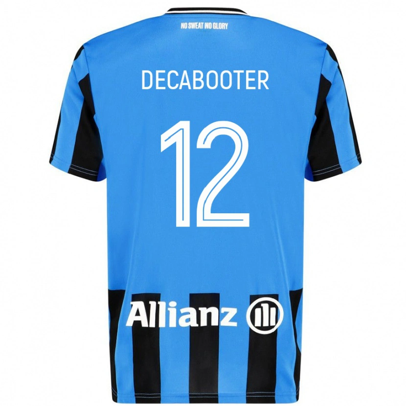 Danxen Kid Marith Decabooter #12 Sky Blue Black Home Jersey 2024/25 T-Shirt