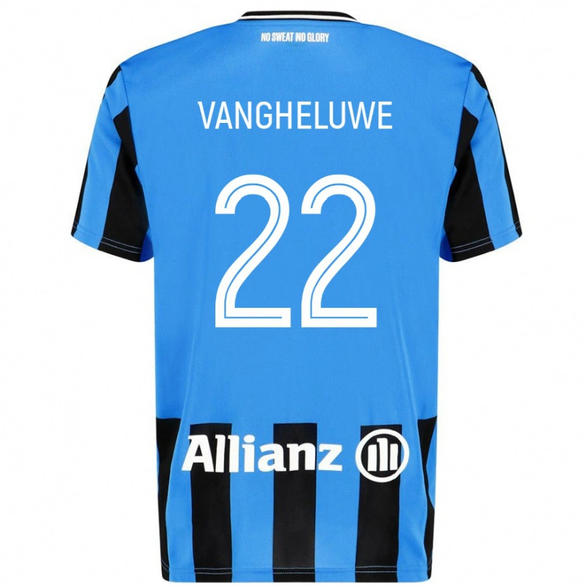 Danxen Kid Jody Vangheluwe #22 Sky Blue Black Home Jersey 2024/25 T-Shirt