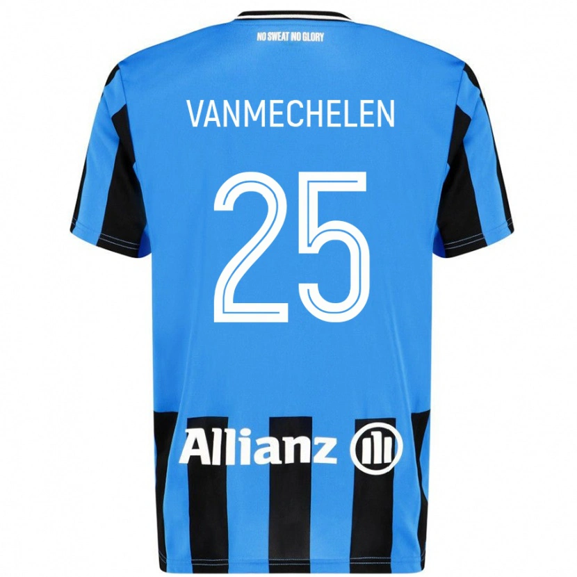 Danxen Kid Davinia Vanmechelen #25 Sky Blue Black Home Jersey 2024/25 T-Shirt