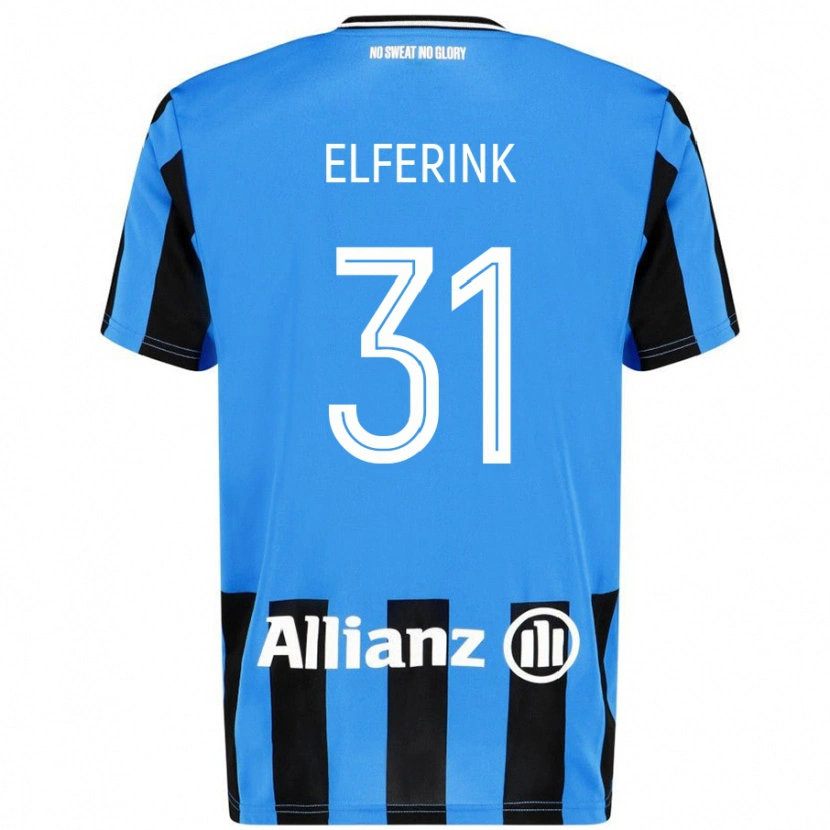 Danxen Kid Marie Elferink #31 Sky Blue Black Home Jersey 2024/25 T-Shirt