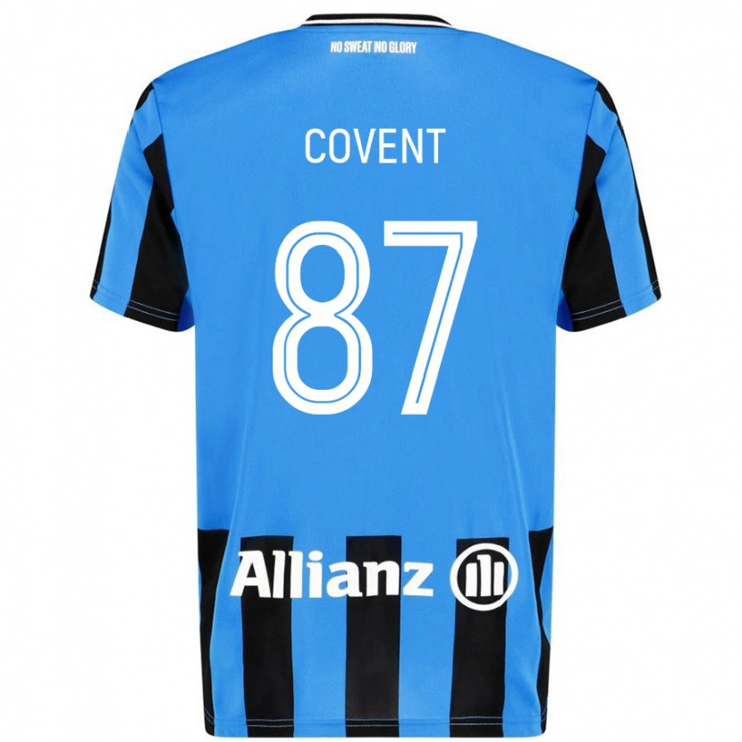 Danxen Kid Jorijn Covent #87 Sky Blue Black Home Jersey 2024/25 T-Shirt