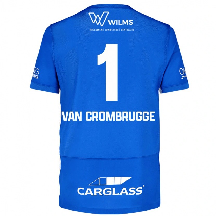 Danxen Kid Hendrik Van Crombrugge #1 Blue Home Jersey 2024/25 T-Shirt