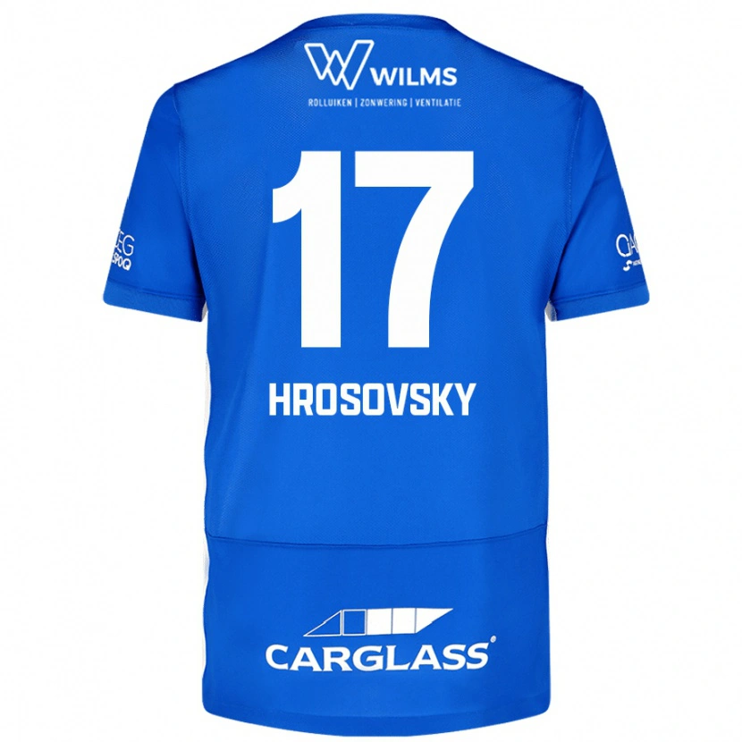 Danxen Kid Patrik Hrosovsky #17 Blue Home Jersey 2024/25 T-Shirt