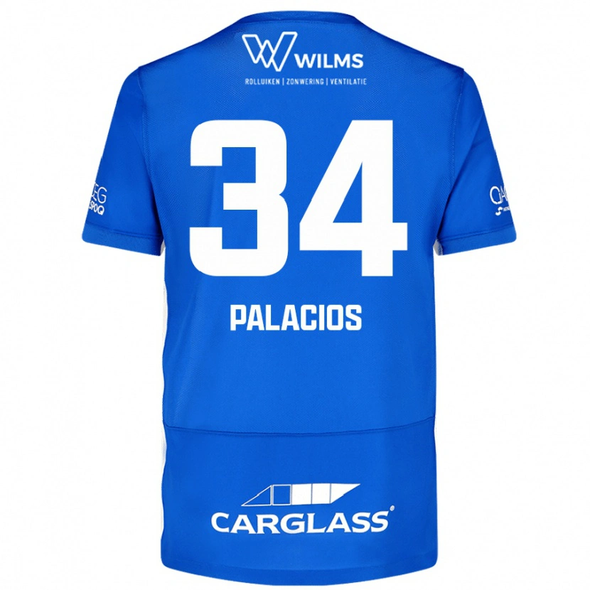 Danxen Kid Adrián Palacios #34 Blue Home Jersey 2024/25 T-Shirt