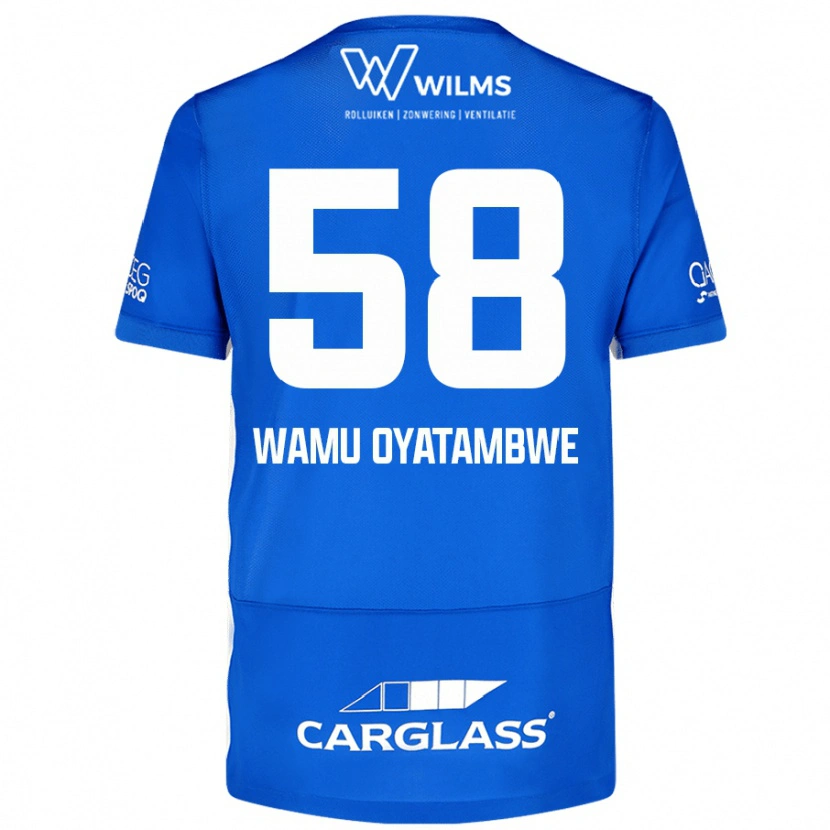 Danxen Kid Matthias Wamu Oyatambwe #58 Blue Home Jersey 2024/25 T-Shirt