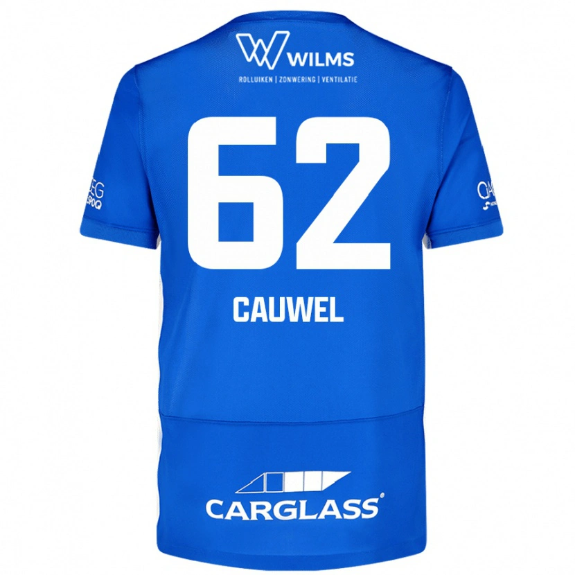 Danxen Kid Michiel Cauwel #62 Blue Home Jersey 2024/25 T-Shirt