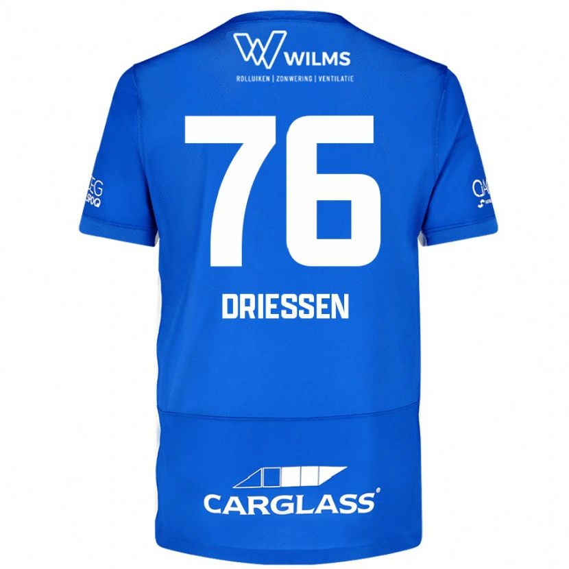 Danxen Kid Jelle Driessen #76 Blue Home Jersey 2024/25 T-Shirt