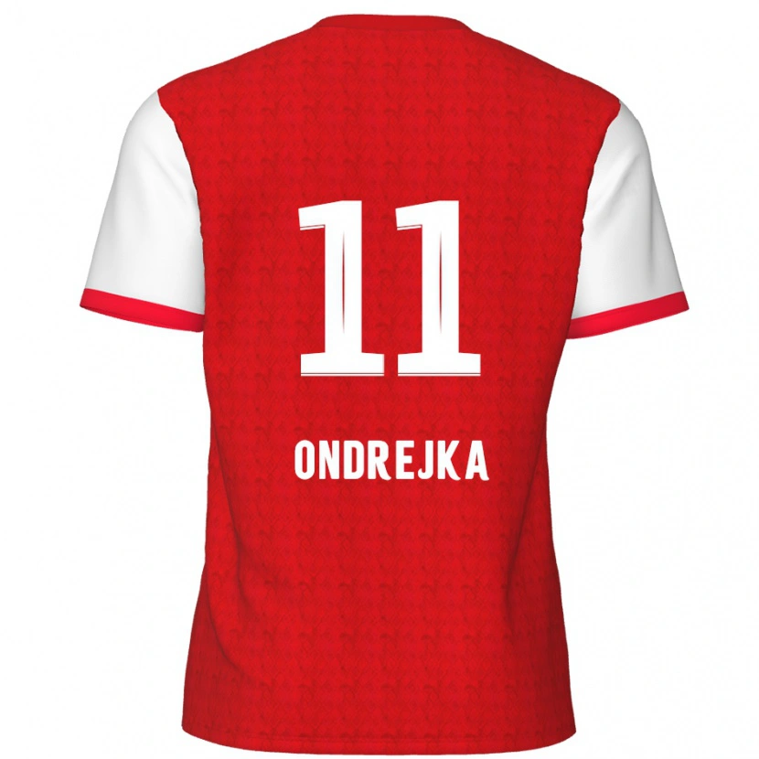 Danxen Kid Jacob Ondrejka #11 Red White Home Jersey 2024/25 T-Shirt