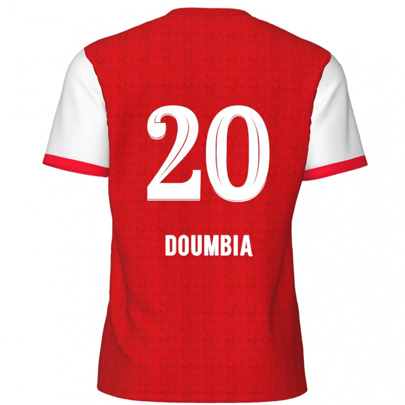 Danxen Kid Mahamadou Doumbia #20 Red White Home Jersey 2024/25 T-Shirt