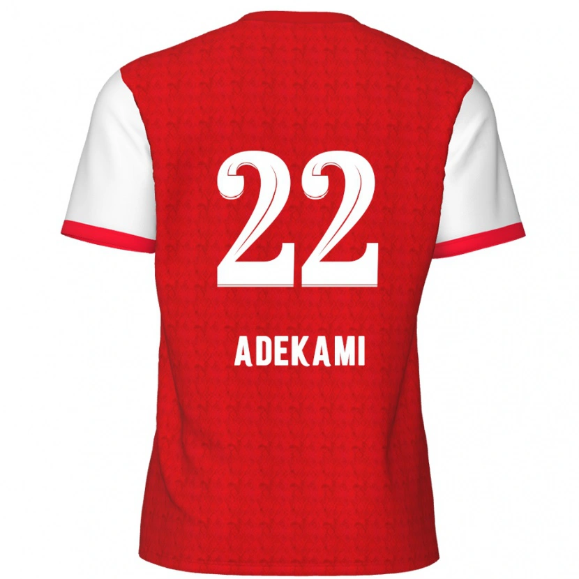 Danxen Kid Farouck Adekami #22 Red White Home Jersey 2024/25 T-Shirt