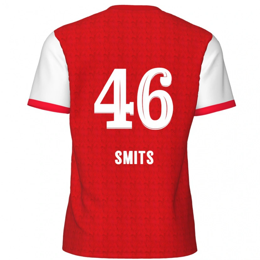 Danxen Kid Milan Smits #46 Red White Home Jersey 2024/25 T-Shirt