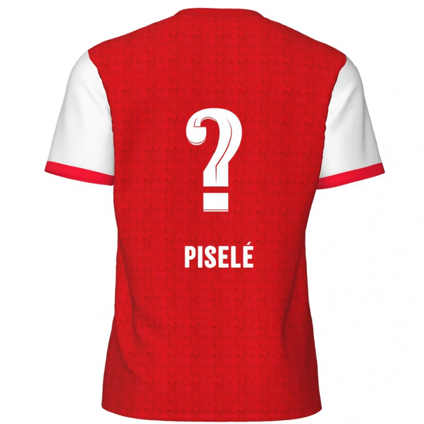 Danxen Kid Lowie Piselé #0 Red White Home Jersey 2024/25 T-Shirt