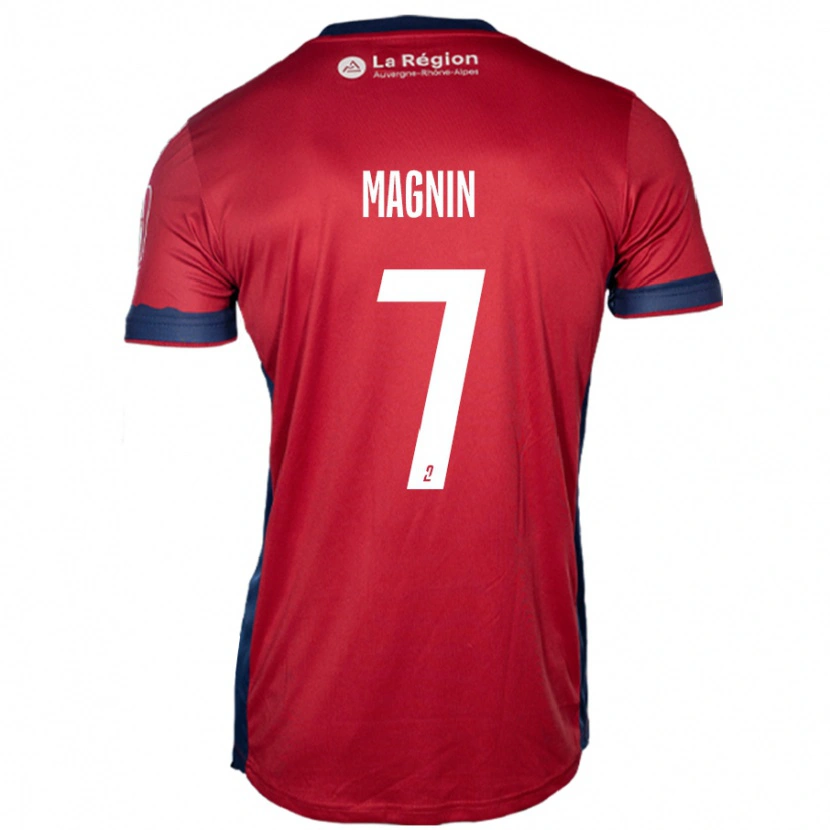 Danxen Kid Yohann Magnin #7 Light Burgundy Home Jersey 2024/25 T-Shirt