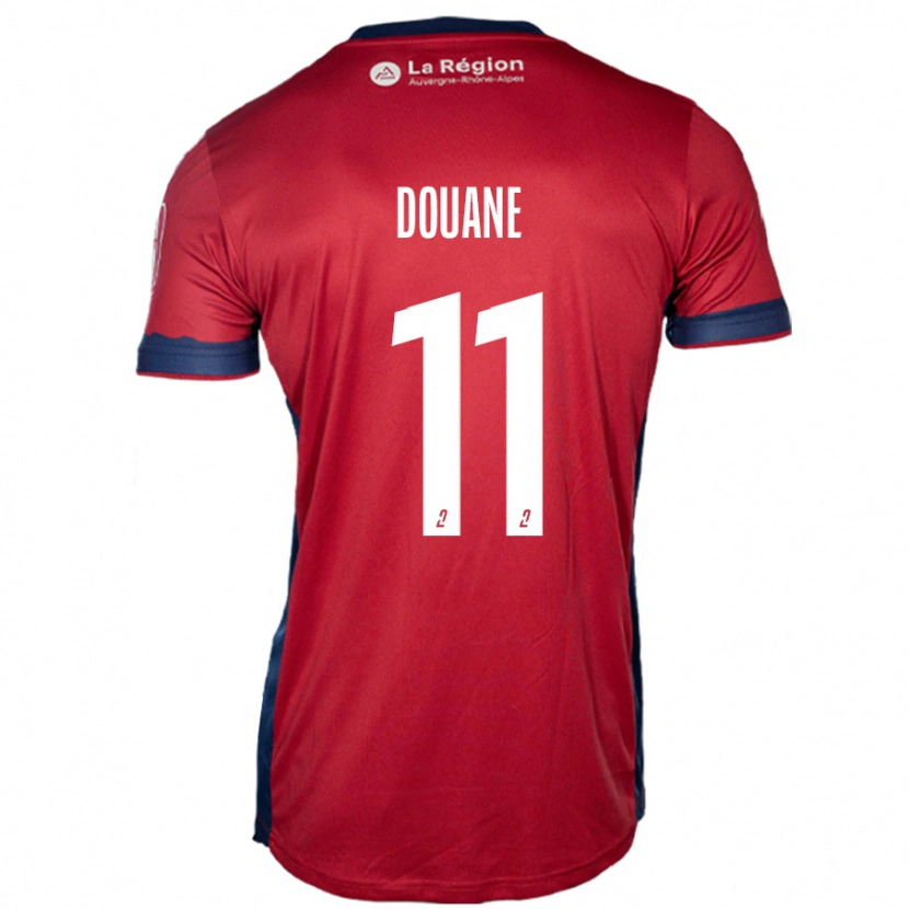 Danxen Kid Maïdine Douane #11 Light Burgundy Home Jersey 2024/25 T-Shirt