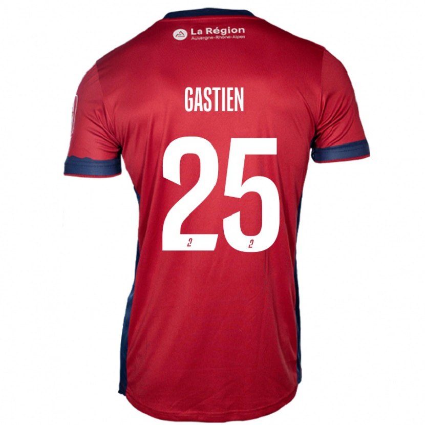 Danxen Kid Johan Gastien #25 Light Burgundy Home Jersey 2024/25 T-Shirt