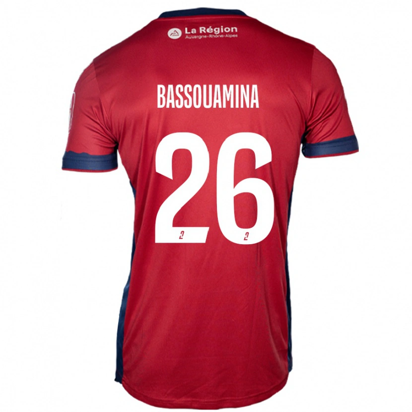 Danxen Kid Mons Bassouamina #26 Light Burgundy Home Jersey 2024/25 T-Shirt