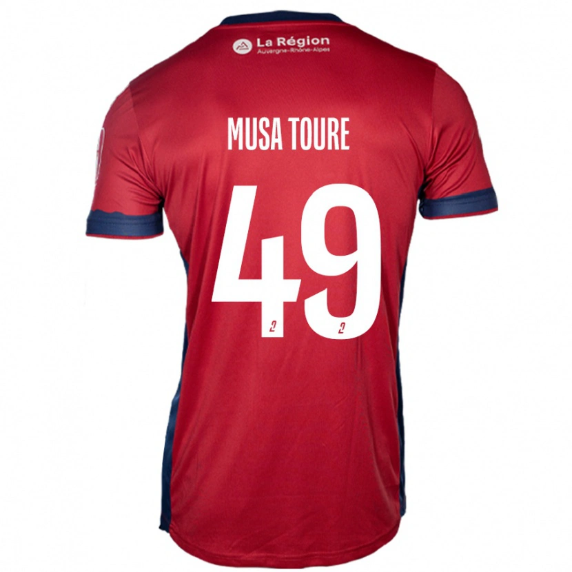 Danxen Kid Musa Toure #49 Light Burgundy Home Jersey 2024/25 T-Shirt