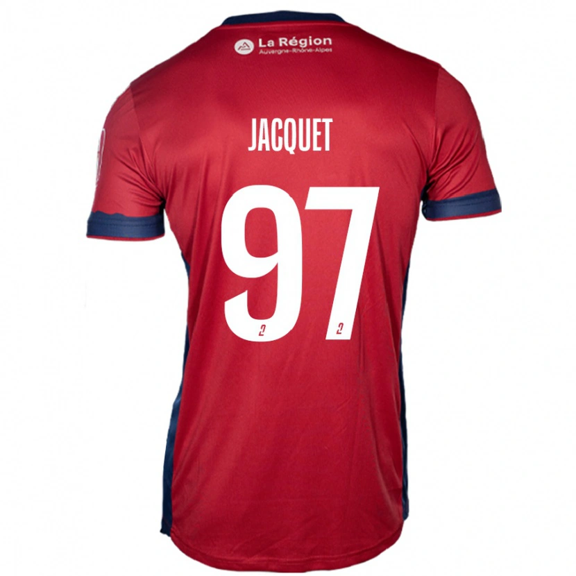 Danxen Kid Jérémy Jacquet #97 Light Burgundy Home Jersey 2024/25 T-Shirt