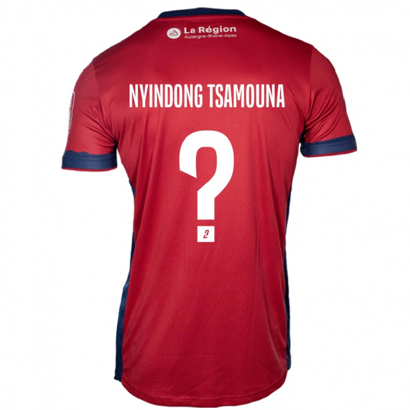 Danxen Kid Jean Nyindong Tsamouna #0 Light Burgundy Home Jersey 2024/25 T-Shirt