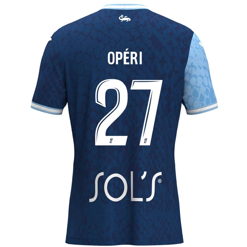 Danxen Kid Christopher Operi #27 Sky Blue Dark Blue Home Jersey 2024/25 T-Shirt