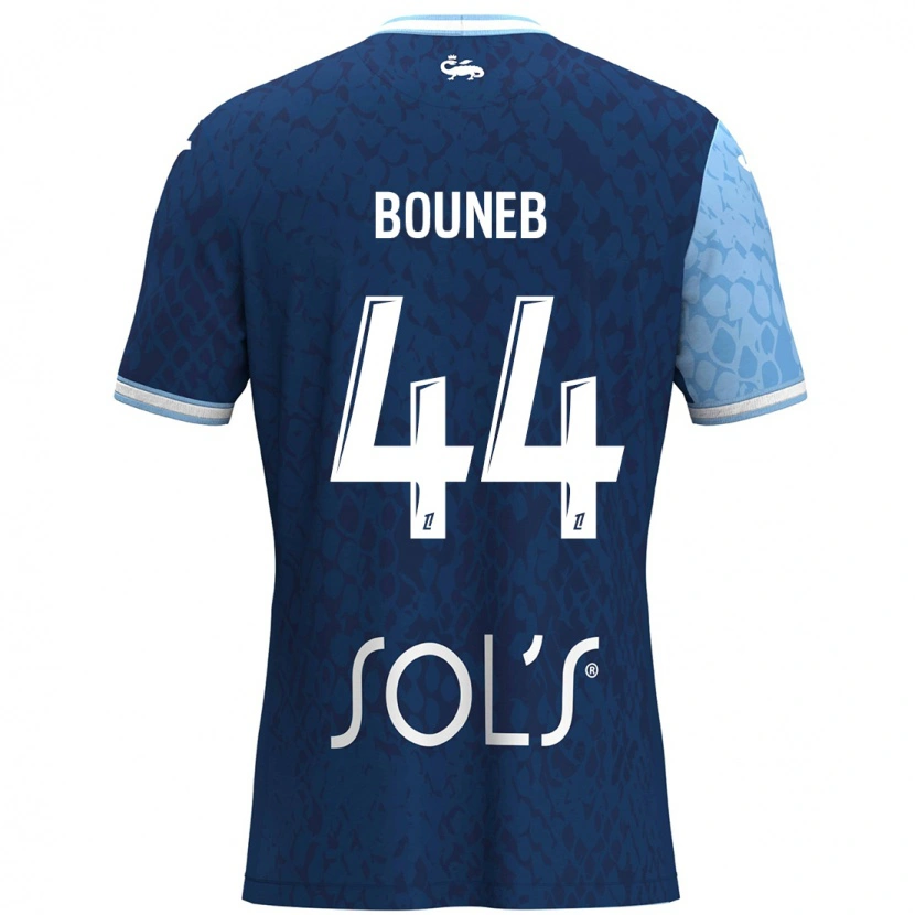 Danxen Kid Ismaïl Bouneb #44 Sky Blue Dark Blue Home Jersey 2024/25 T-Shirt