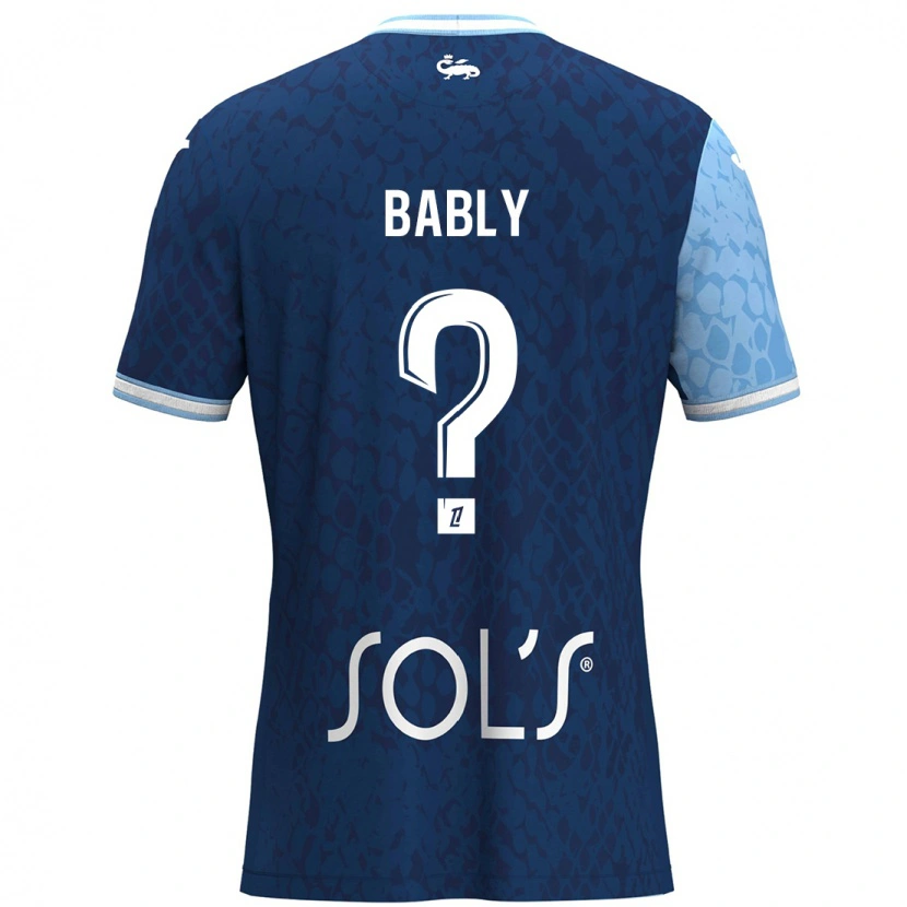 Danxen Kid Emmanuel Bably #0 Sky Blue Dark Blue Home Jersey 2024/25 T-Shirt