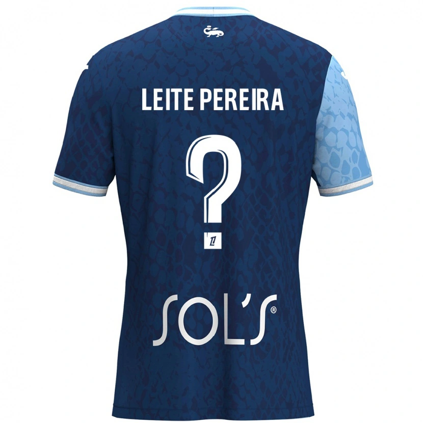 Danxen Kid Matéo Leite Pereira #0 Sky Blue Dark Blue Home Jersey 2024/25 T-Shirt