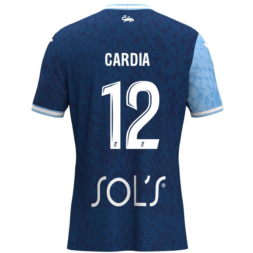 Danxen Kid Mickaëla Cardia #12 Sky Blue Dark Blue Home Jersey 2024/25 T-Shirt