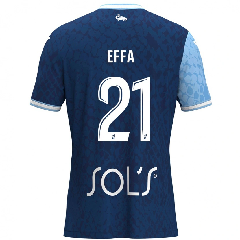 Danxen Kid Chancelle Effa Effa #21 Sky Blue Dark Blue Home Jersey 2024/25 T-Shirt