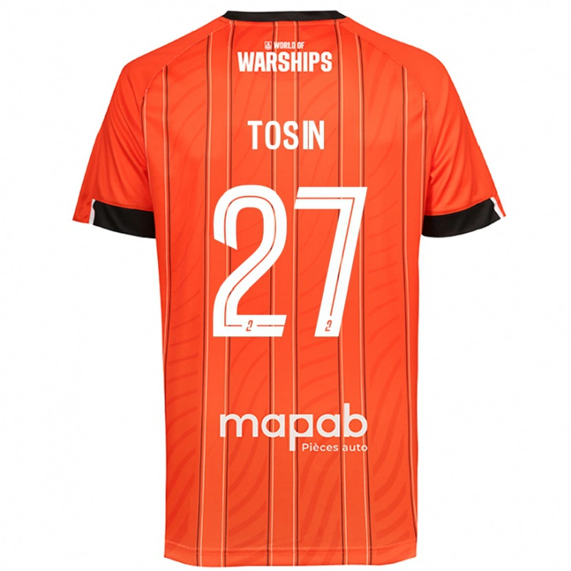 Danxen Kid Aiyegun Tosin #27 Orange Home Jersey 2024/25 T-Shirt