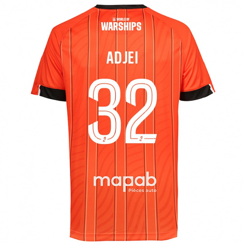 Danxen Kid Nathaniel Adjei #32 Orange Home Jersey 2024/25 T-Shirt