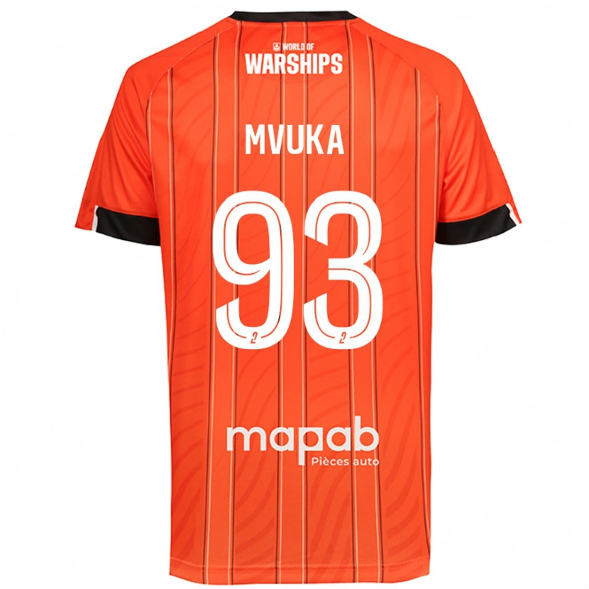 Danxen Kid Joel Mvuka #93 Orange Home Jersey 2024/25 T-Shirt