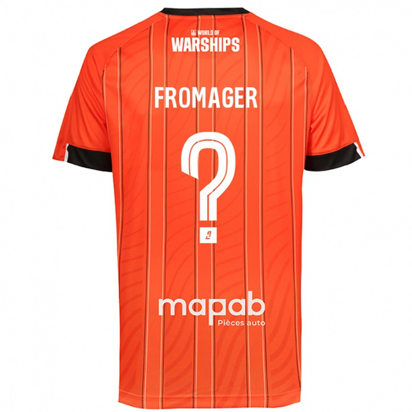 Danxen Kid Côme Fromager #0 Orange Home Jersey 2024/25 T-Shirt