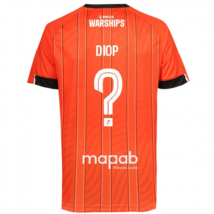 Danxen Kid Samba Diop #0 Orange Home Jersey 2024/25 T-Shirt