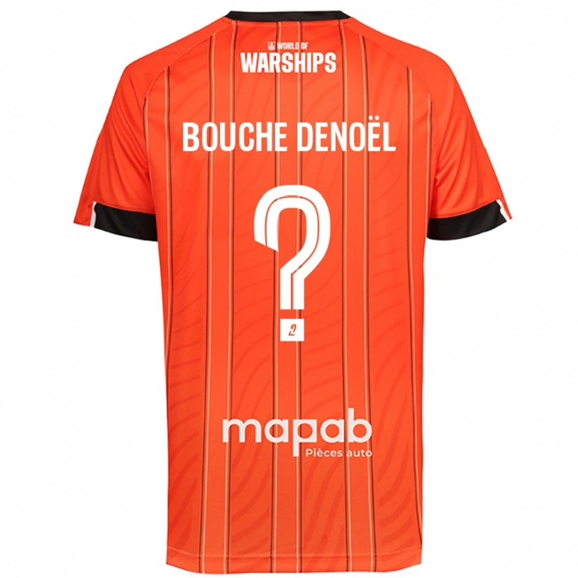 Danxen Kid Max Bouche Denoël #0 Orange Home Jersey 2024/25 T-Shirt