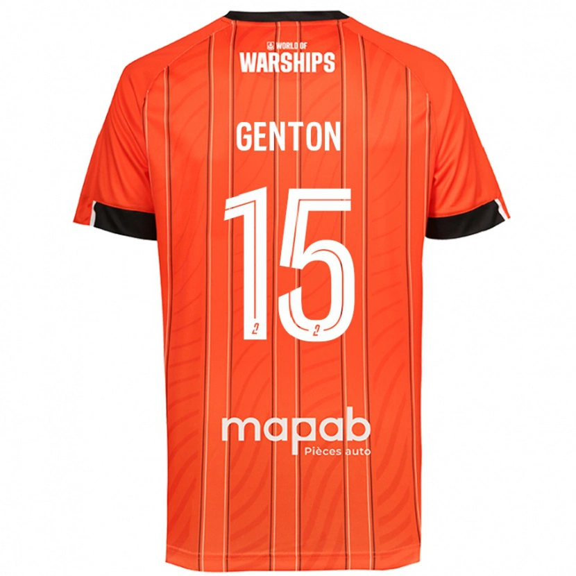 Danxen Kid Enzo Genton #15 Orange Home Jersey 2024/25 T-Shirt