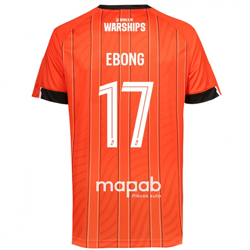 Danxen Kid Arthur Ebong #17 Orange Home Jersey 2024/25 T-Shirt