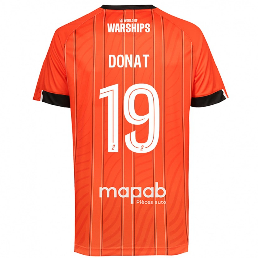 Danxen Kid Noa Donat #19 Orange Home Jersey 2024/25 T-Shirt