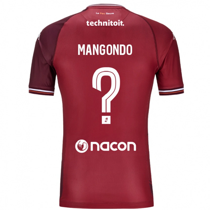 Danxen Kid Joseph Mangondo #0 Red Granata Home Jersey 2024/25 T-Shirt