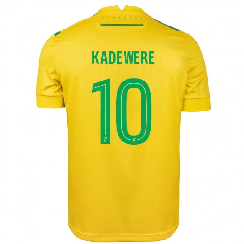 Danxen Kid Tino Kadewere #10 Yellow Green Home Jersey 2024/25 T-Shirt