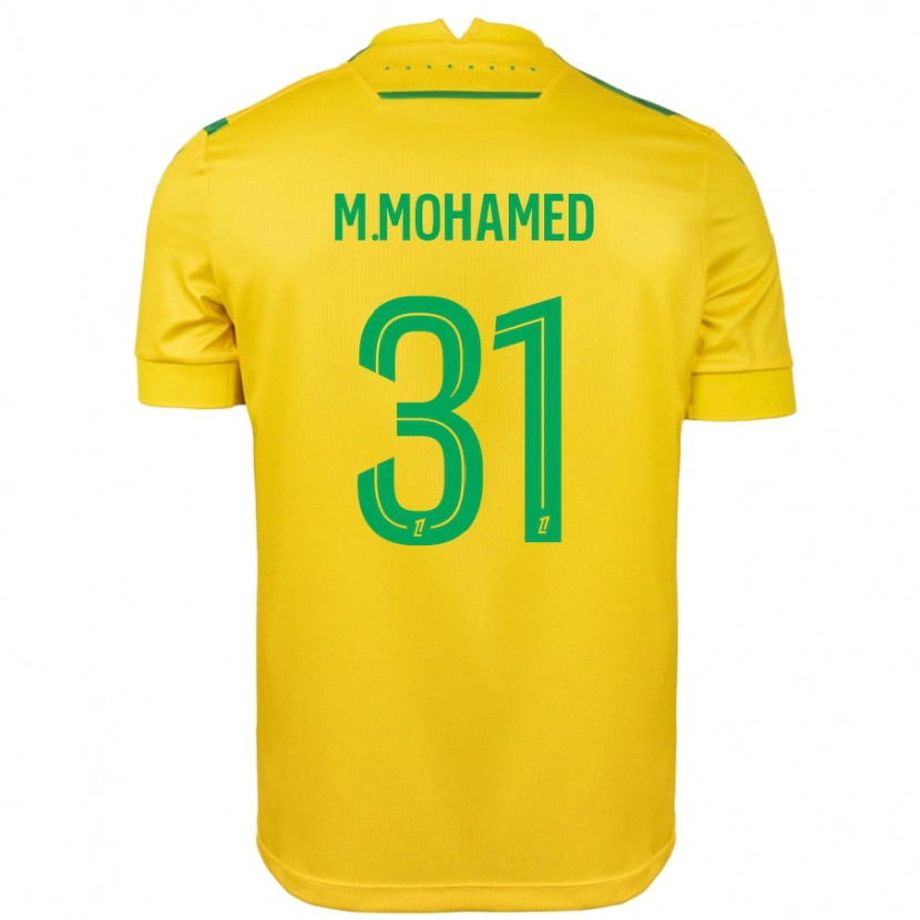 Danxen Kid Mostafa Mohamed #31 Yellow Green Home Jersey 2024/25 T-Shirt