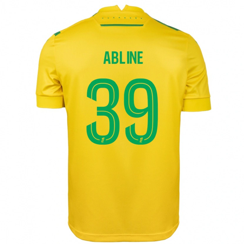 Danxen Kid Matthis Abline #39 Yellow Green Home Jersey 2024/25 T-Shirt