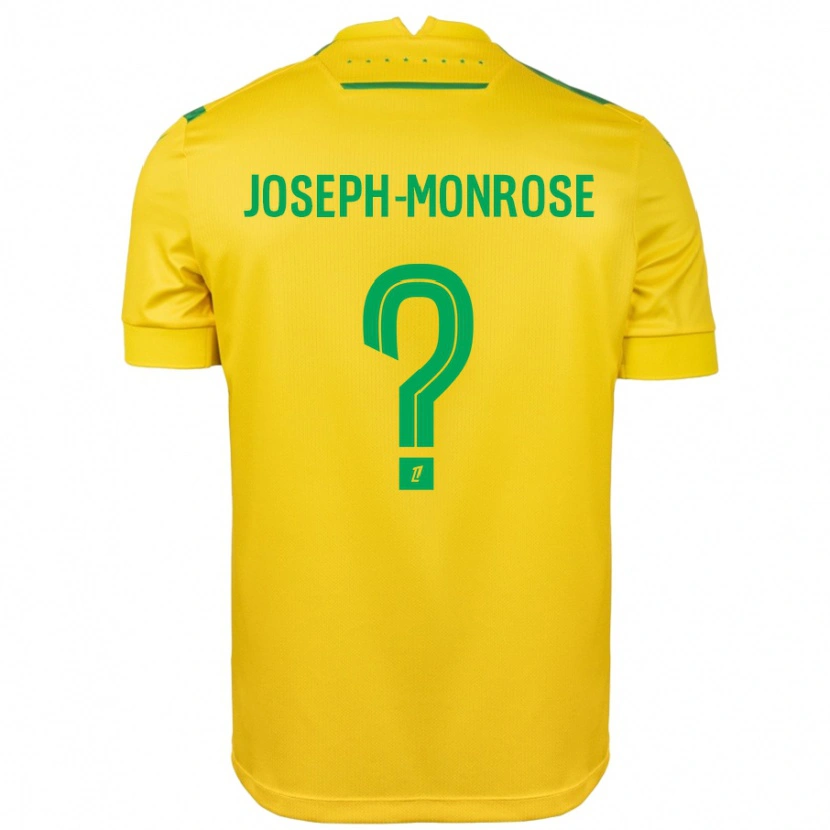 Danxen Kid Florian Joseph-Monrose #0 Yellow Green Home Jersey 2024/25 T-Shirt