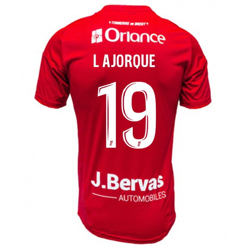 Danxen Kid Ludovic Ajorque #19 Red White Home Jersey 2024/25 T-Shirt