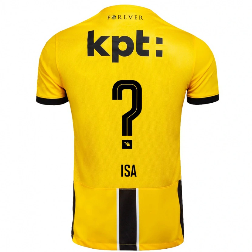 Danxen Kid Ron Isa #0 Yellow Black Home Jersey 2024/25 T-Shirt