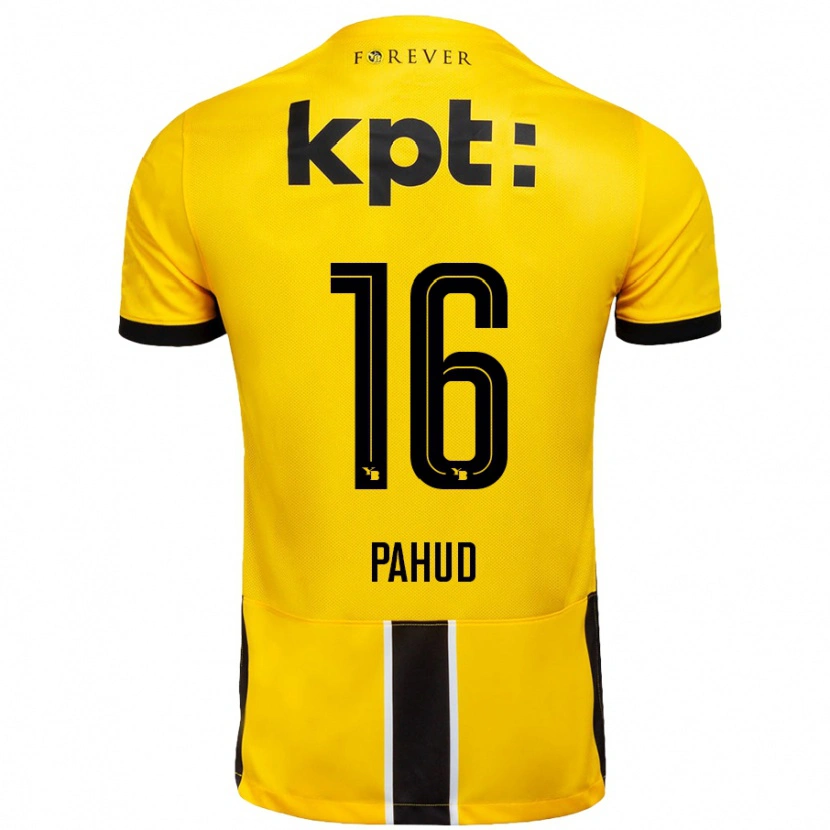 Danxen Kid Ciril Pahud #16 Yellow Black Home Jersey 2024/25 T-Shirt